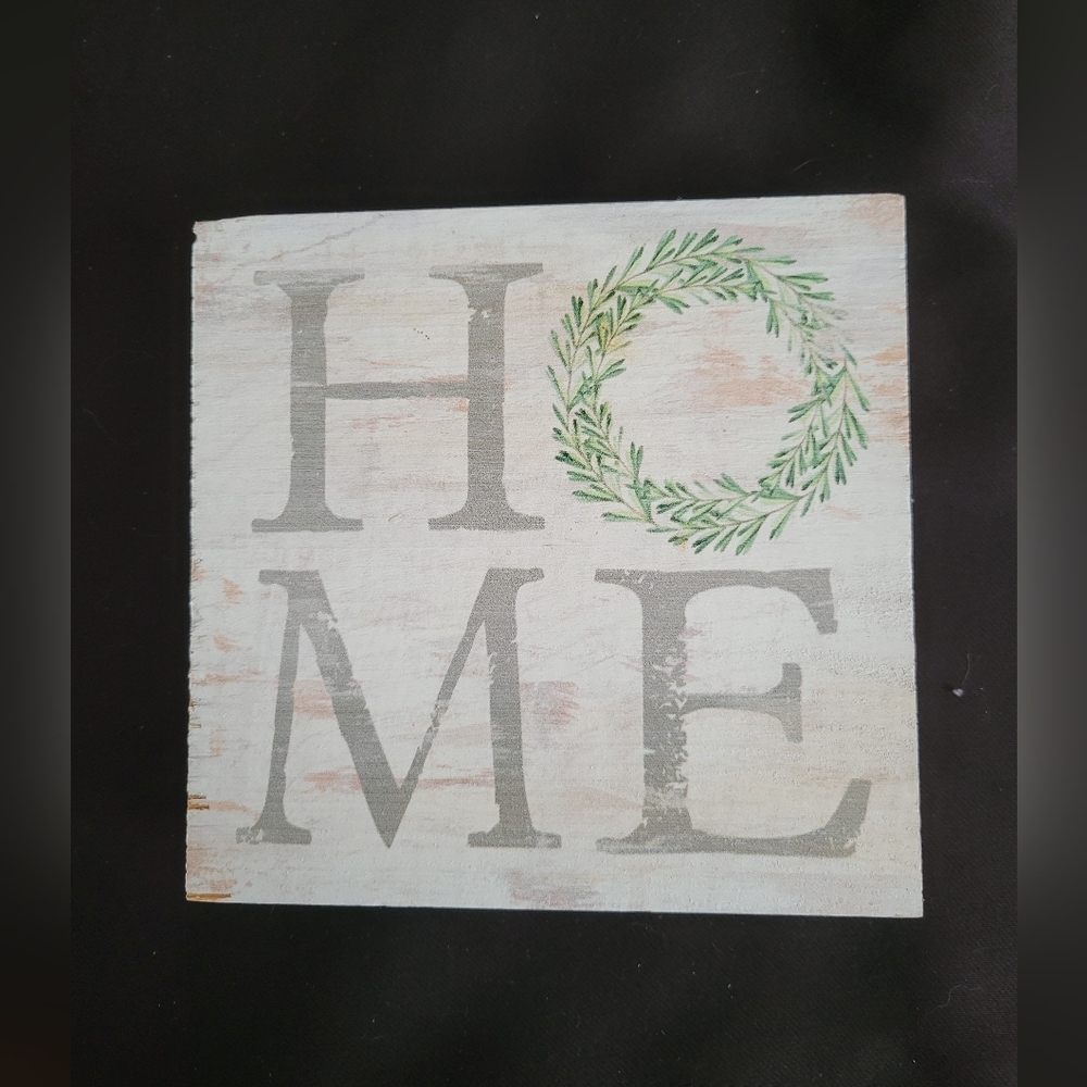 Farmhouse Decor Home Wooden Block Sign Handmade